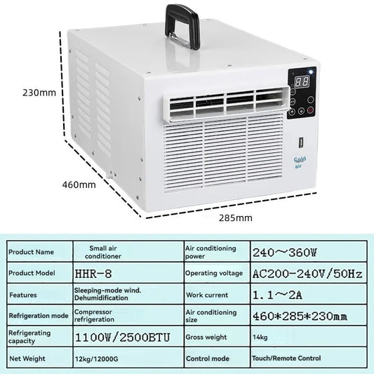 No Installation Mobile Small Air Conditioner Pet Air Conditioner Portable Desktop Air Conditioner Mini Car